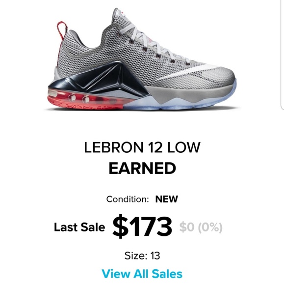lebron 12 low earned